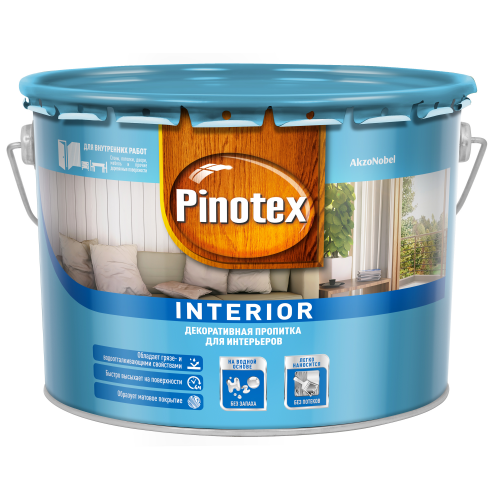 Пропитка Pinotex интерьер 9л колеровку clr