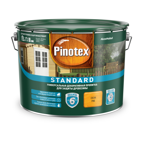 Пропитка Pinotex стандарт 9л сосна