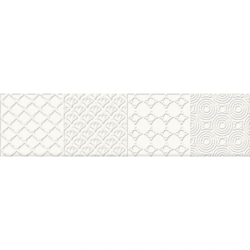 Декор Dual Gres Dolce White 7,3x30 см