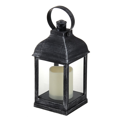 Фонарь с led свечой с пульт 10х10х24 см Lotti