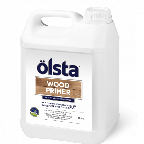 Грунт для деревянных поверхностей wood primer. 10 л Olsta