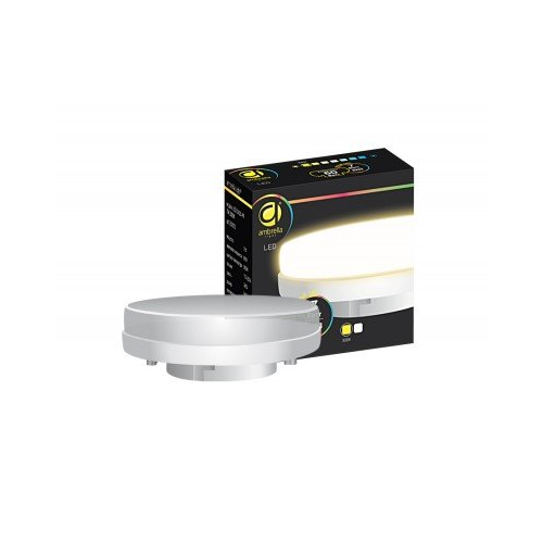 Лампа матовая Ambrella light led gx53 9w 3000k /75w/ 175-250v