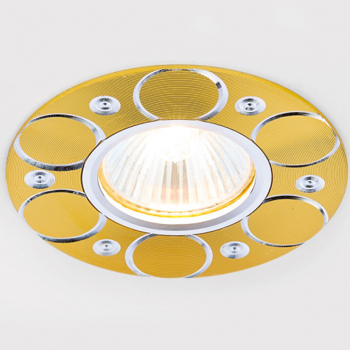 Светильник алюминий/золотоmr16 Ambrella light A808 AL/G