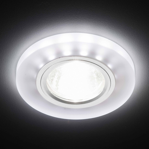 Светильник /mr16+3w/led/ Ambrella light S214 WH/CH/WH