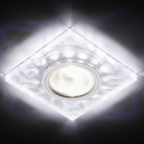 Встраиваемый светильник Ambrella LED S234 W/CH/WH