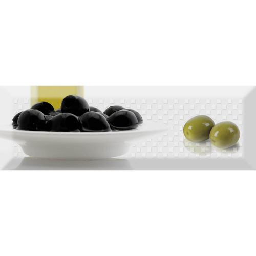 Декор Absolut Keramika Olives Fluor Dec. Olives 01 10x30 см