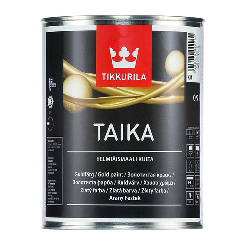Краска Tikkurila taika stardust лазурь золото 0.9 л