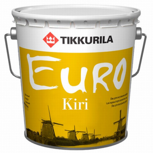 Лак паркетный глянцевый Tikkurila Euro Kiri 2.7л