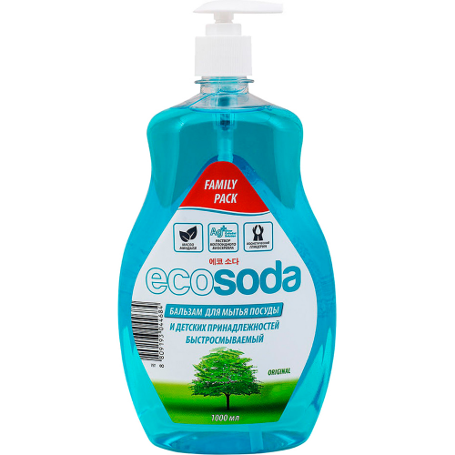 Бальзам для мытья посуды Mama Ultimate EcoSoda Быстросмываемый 1 л