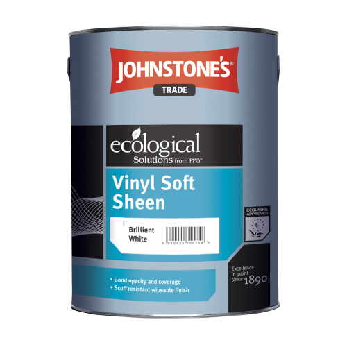Краска JohnStones Vinyl Soft Sheen Pastel для стен и потолков 10 л