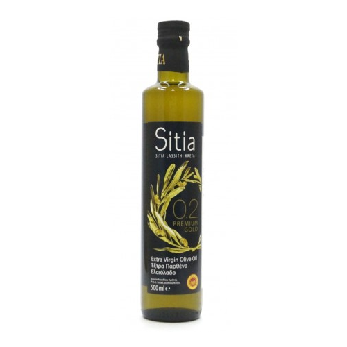 Масло оливковое SITIA P.D.O. Extra Virgin 0,2% 500 мл