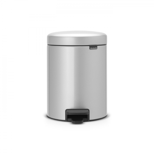 Бак мусорный с педалью 5л серый Brabantia newicon