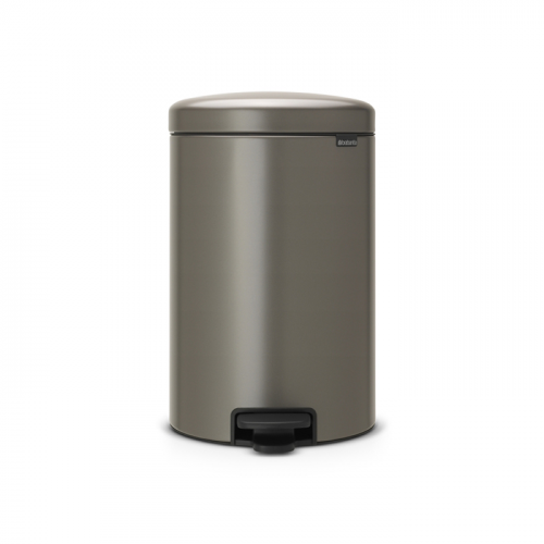 Бак мусорный с педалью 20л платиновый Brabantia newicon