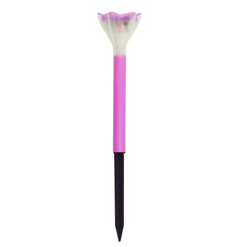 Светильник садовый на солнечной батарее pink crocus Uniel usl-c-420/pt305