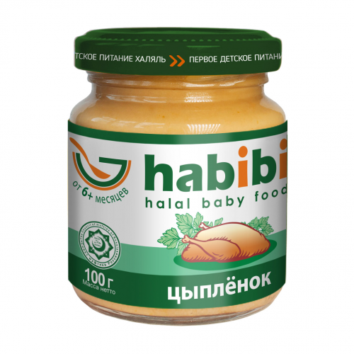 Пюре мясное Habibi цыпленок 100 г