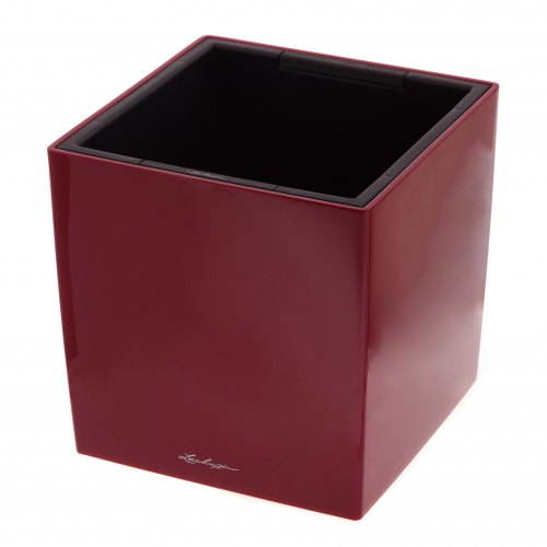 Кашпо 30см бордо с автополивом Lechuza cube premium 16467