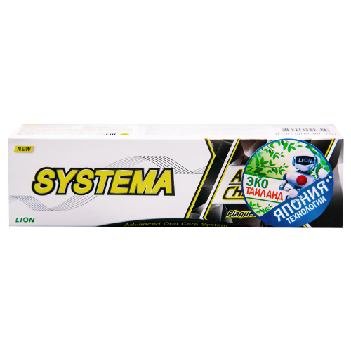 Зубная паста Lion Thailand Systema С древесным углем 90 г