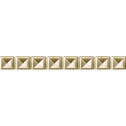 Бордюр La Platera Gaudi Diamond Gold Moldura 2,5x60 см