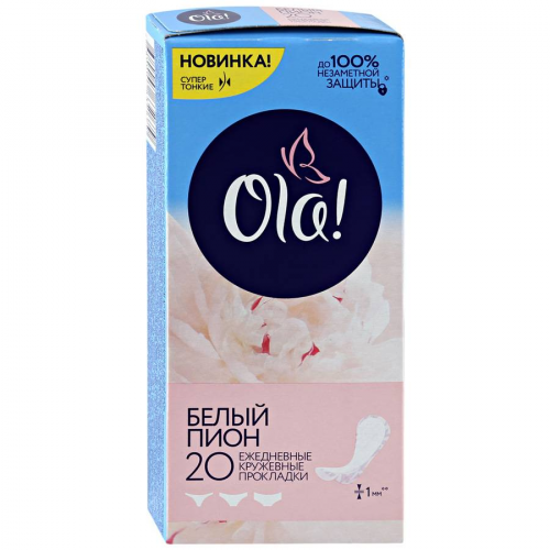 Прокладки Ola! Daily String Multiform Белый Пион 20 шт