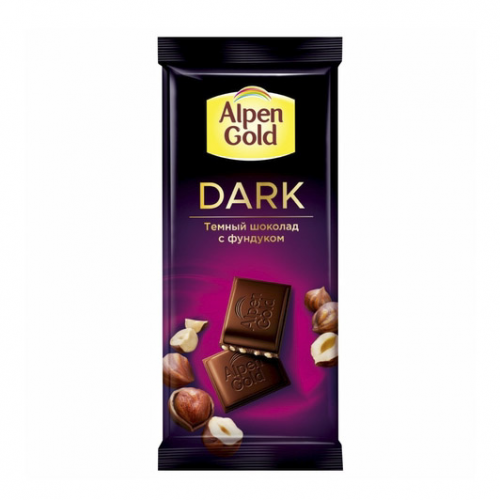 Шоколад Alpen Gold Dark темный с фундуком 85 г