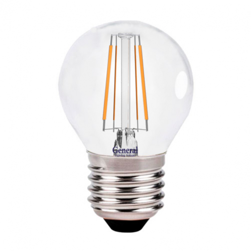 Лампа шар glden-g45s-8-230-e27-2700 General 649980
