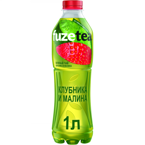 Чай зеленый Fuzetea Клубника и Малина 1 л