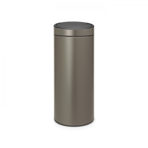 Бак мусорный 30л платиновый Brabantia touch bin 115363