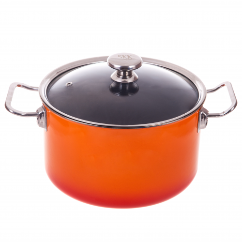 Кастрюля SKK Enameled Steel Series 8 6,8 л