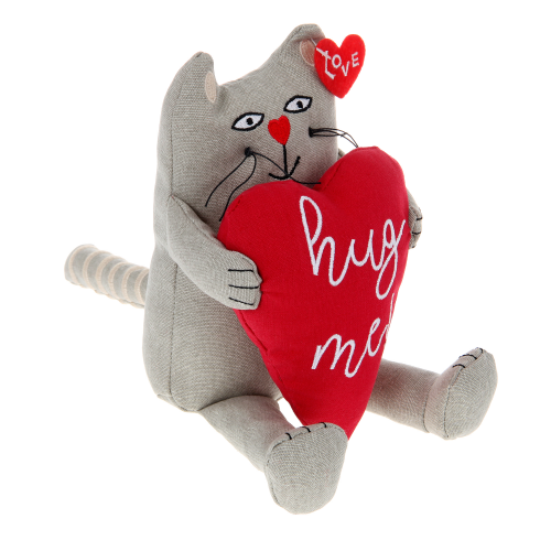 Кот обними меня сидячий 25 см Gulliver