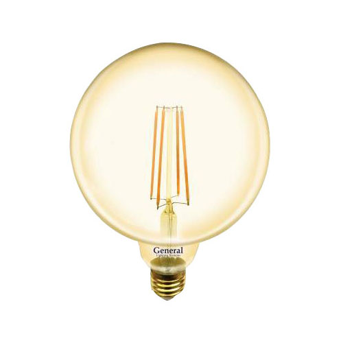 Лампа пр. Glden-g125s-8-230-e27-2700 зол General