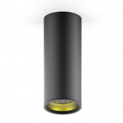 LED светильник накладной HD009 12W (черный золото) 3000K 79x200,900лм, 1/10