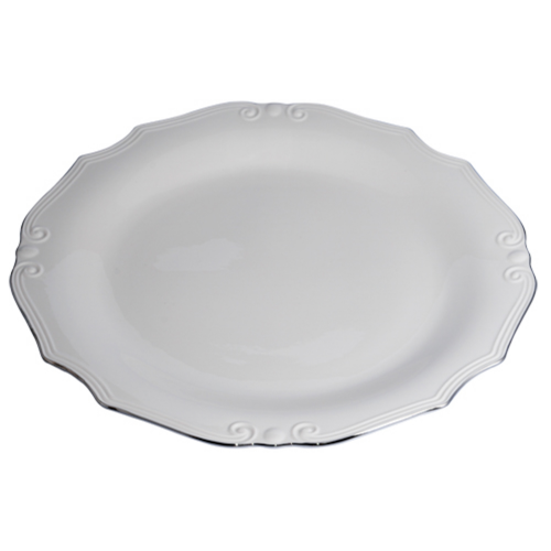 Блюдо Tiffani Platinum 37 см