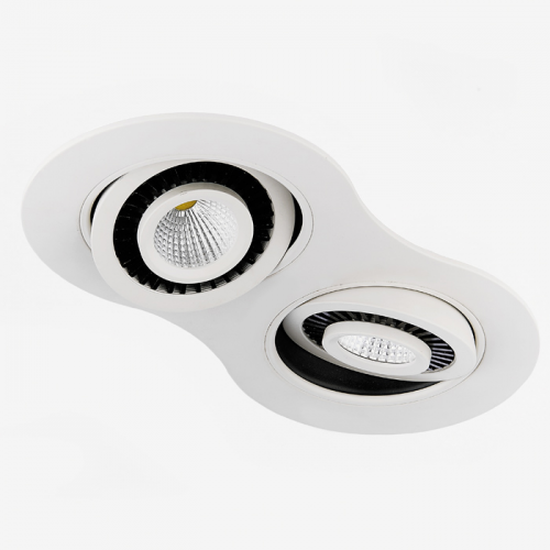 Светильник светодиодный Ambrella light S505/2 W белый 5+5W