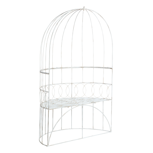 Скамья + арка Vitaluce 191x62x123 см белая (V7285/1)