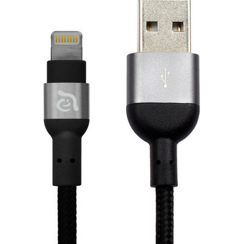 Кабель Adam Elements Premium Aluminum USB - Lightning 0,2 м Grey