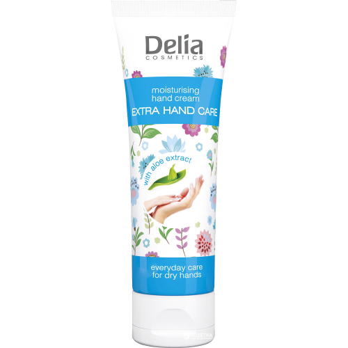 Крем для рук Delia Сosmetics Extra Hand Увлажняющий с алоэ вера 75 мл