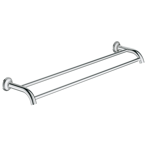 Двойной держатель для полотенца GROHE Essentials Authentic, хром (406540010