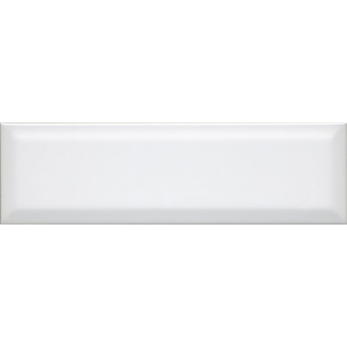 Плитка Kerama Marazzi Аккорд белая грань 8,5x28,5 см 9010