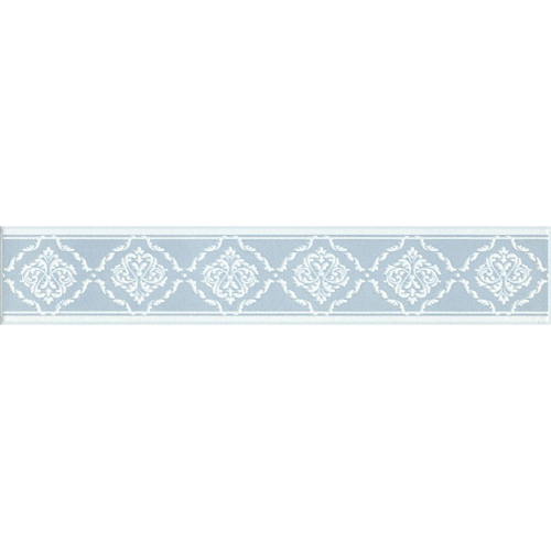 Бордюр Kerama Marazzi Петергоф голубой 7,7x40,2 AD/B326/SG1545