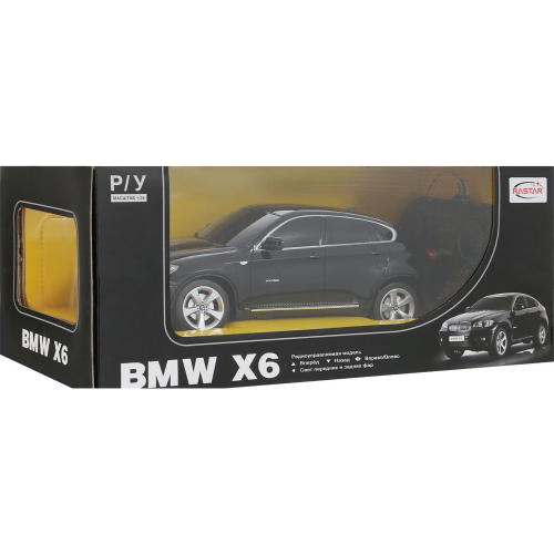 Радиоуправляемая модель Rastar BMW X6 1:24 (черная)