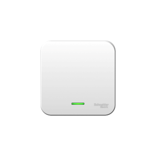 Выключатель 1-клавишный подсвет. Белый Schneider Electric