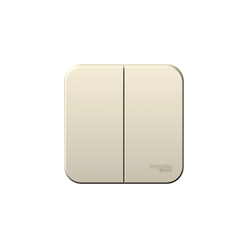 Выключатель 2-клавишный 10а 250b молочн. Schneider Electric