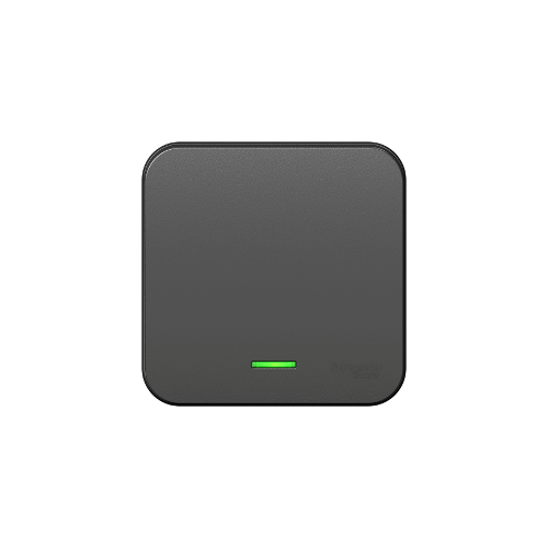 Переключатель 1-клавишн подсвет. Антрац. Schneider Electric