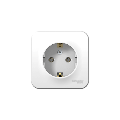 Розетка с заземлением16а 250в белый Schneider Electric