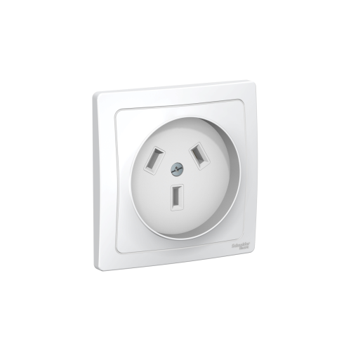 Розетка силовая 2р+n. 32а. 250в. Белый Schneider Electric