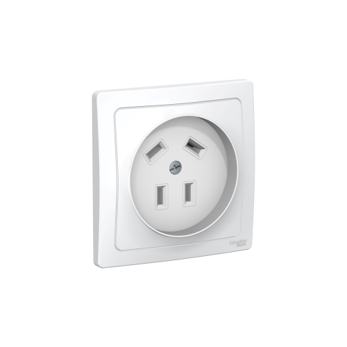 Розетка силовая 3р+n. 32а. 400в. Белый Schneider Electric