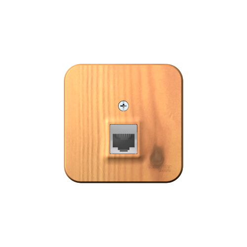 Розетка компьютерная rj45 кат.5e ясень Schneider Electric