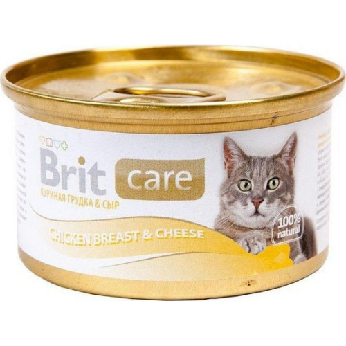 Корм для котят BRIT CARE курица и сыр 80г