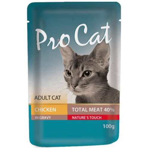 Корм для кошек PRO CAT Курица 100г