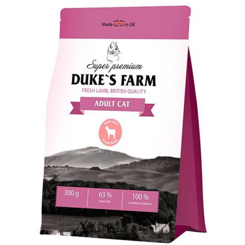 Корм для кошек DUKE'S FARM ягненок 300г